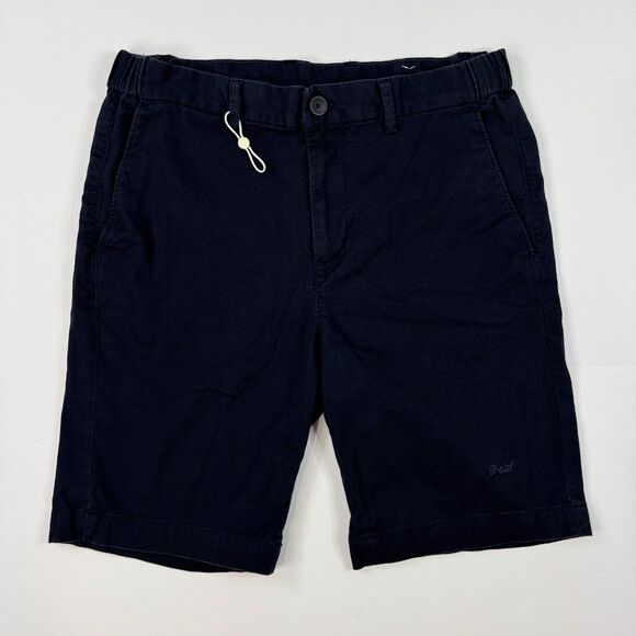 Porter & Ash Mens Luxury Casual‎ Summer Shorts Navy NWOT Size 30 - Picture 1 of 7